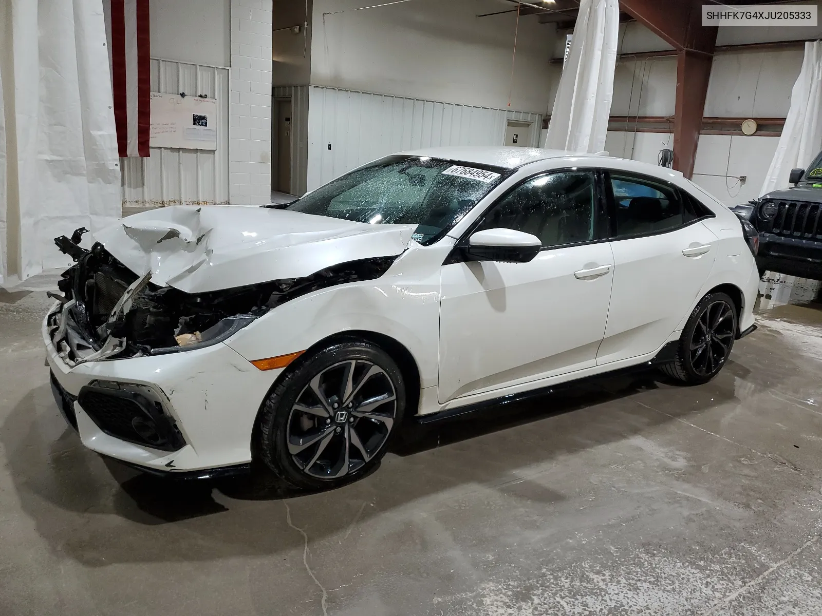 SHHFK7G4XJU205333 2018 Honda Civic Sport