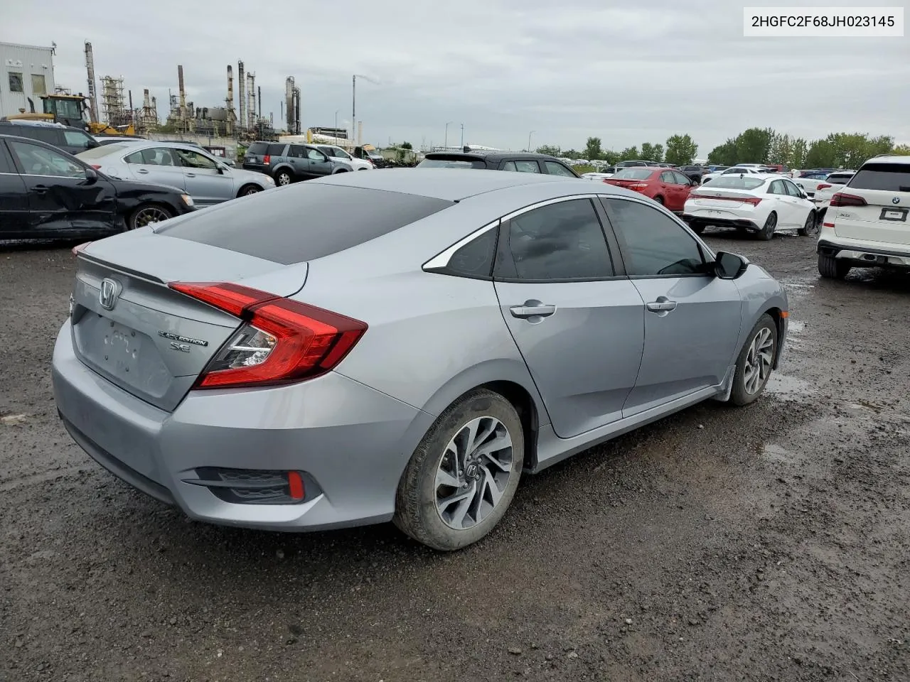 2HGFC2F68JH023145 2018 Honda Civic Lx