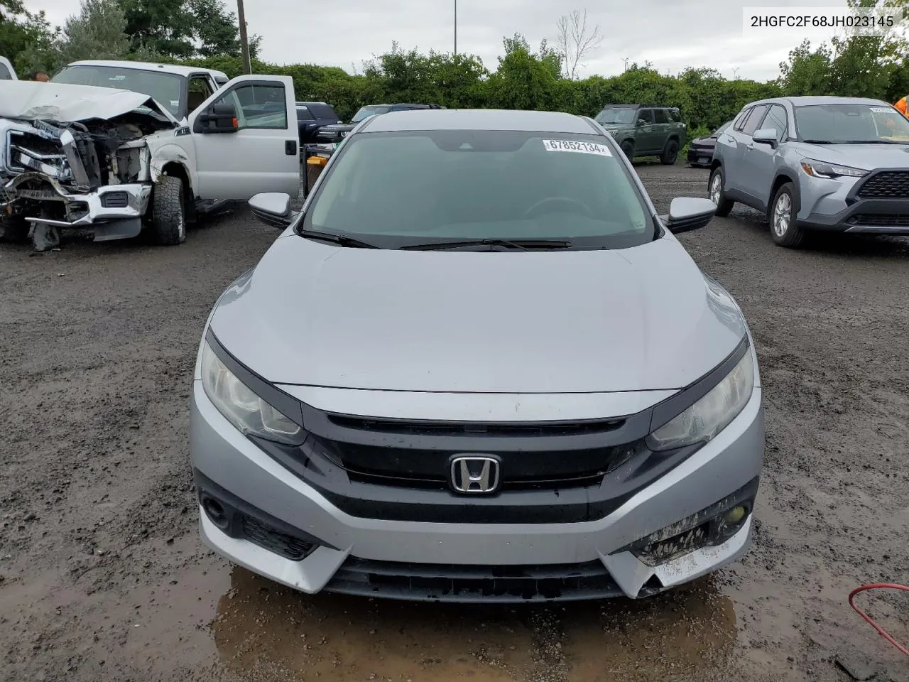 2HGFC2F68JH023145 2018 Honda Civic Lx