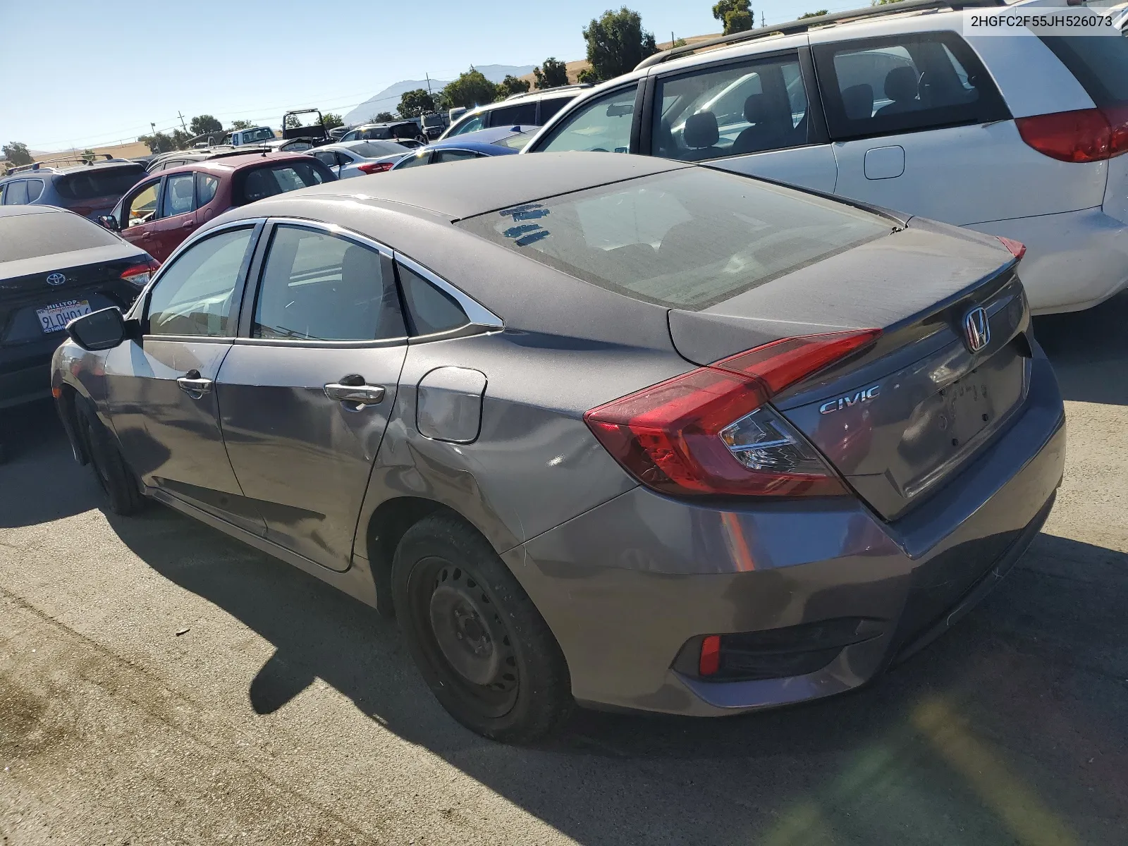 2018 Honda Civic Lx VIN: 2HGFC2F55JH526073 Lot: 67864424