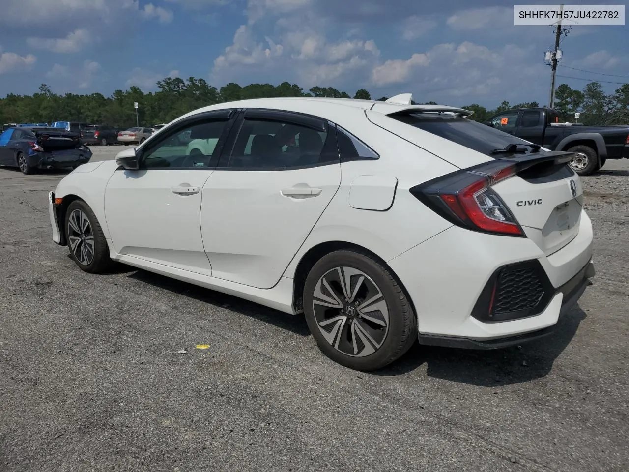 2018 Honda Civic Ex VIN: SHHFK7H57JU422782 Lot: 68013444