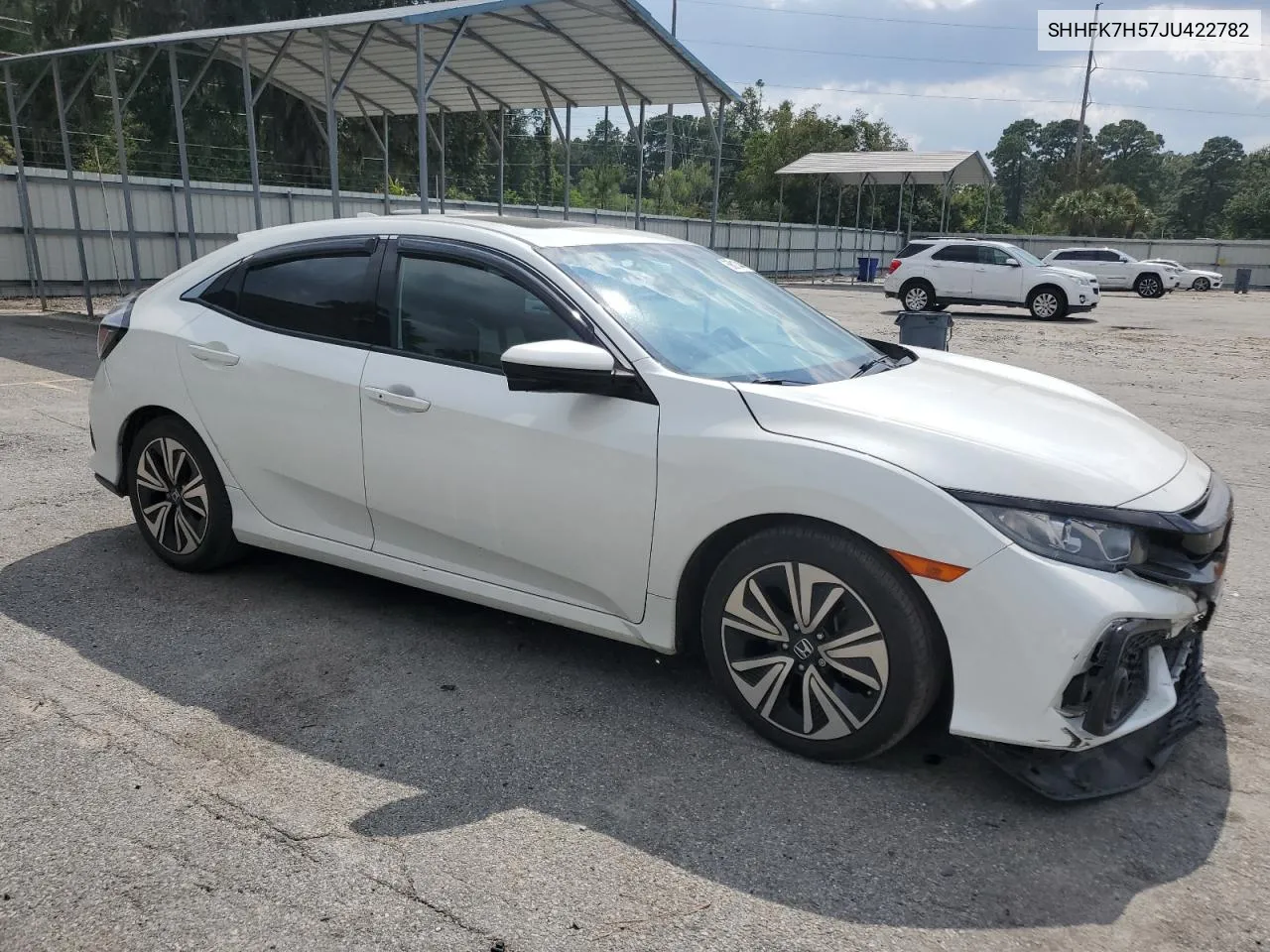 2018 Honda Civic Ex VIN: SHHFK7H57JU422782 Lot: 68013444