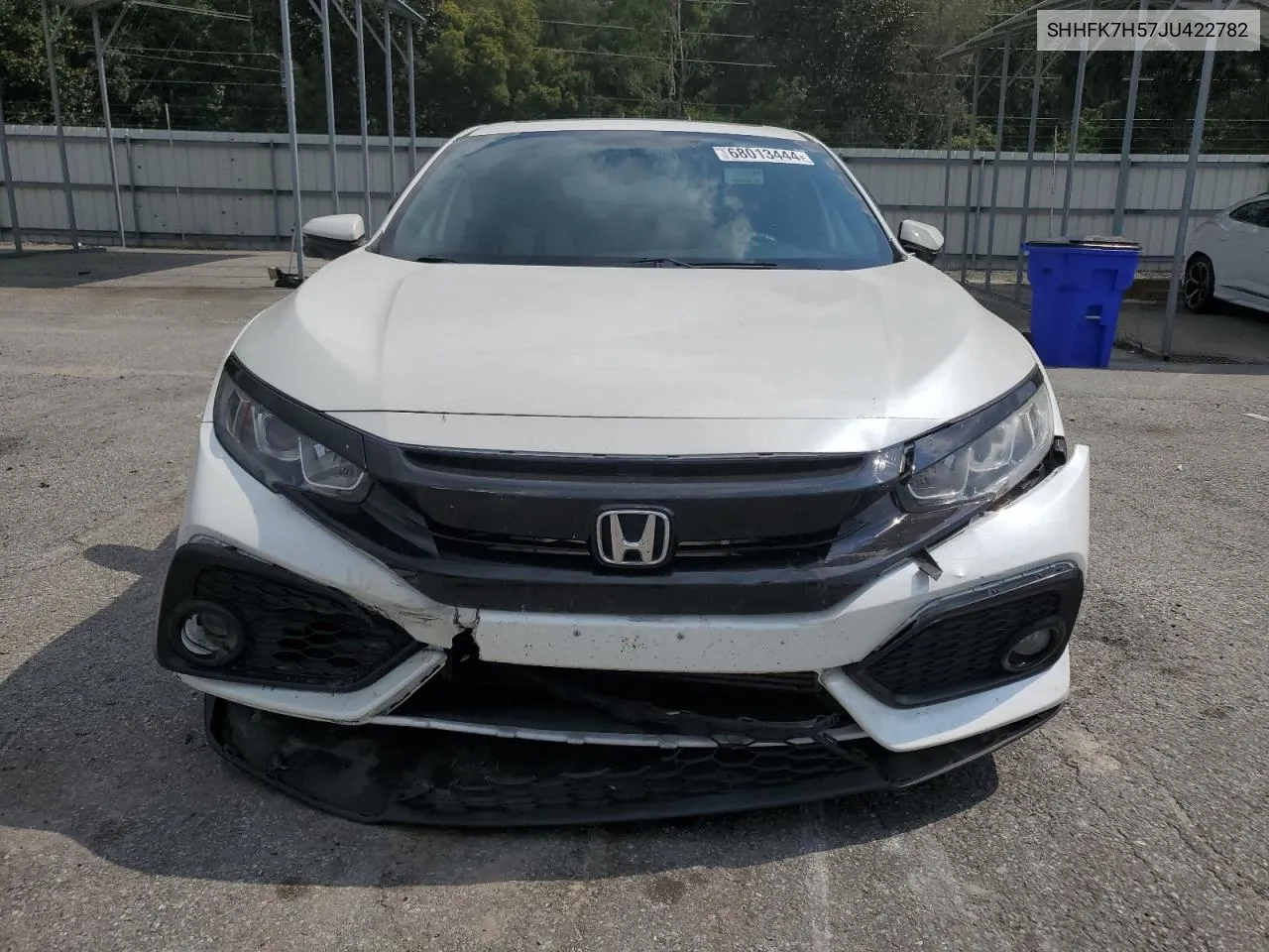 2018 Honda Civic Ex VIN: SHHFK7H57JU422782 Lot: 68013444