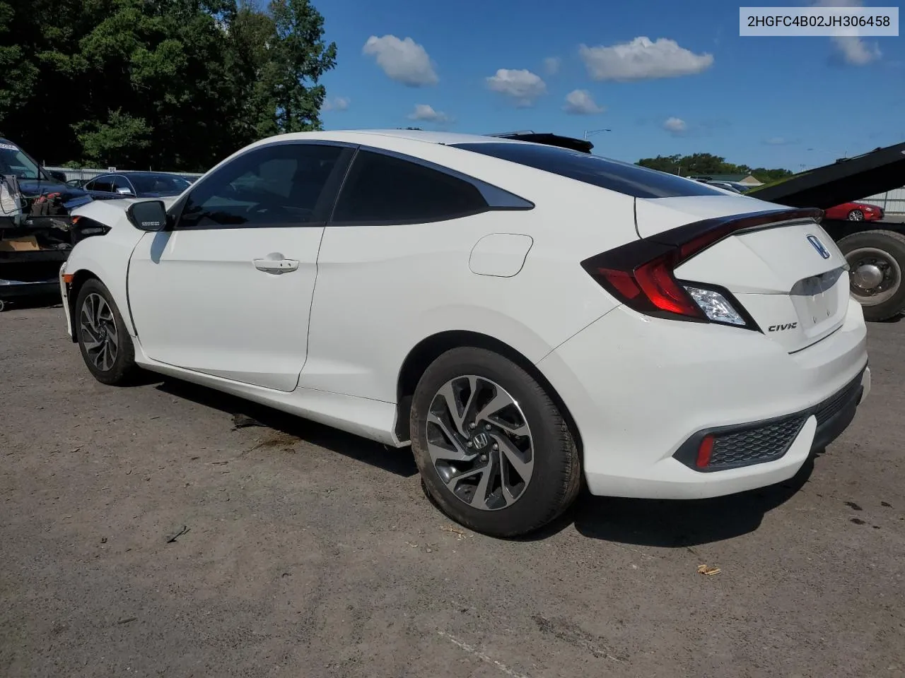 2018 Honda Civic Lx VIN: 2HGFC4B02JH306458 Lot: 68177794