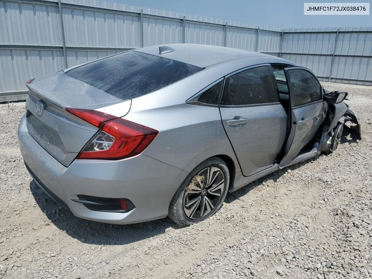 2018 Honda Civic Exl VIN: JHMFC1F72JX038476 Lot: 68299364