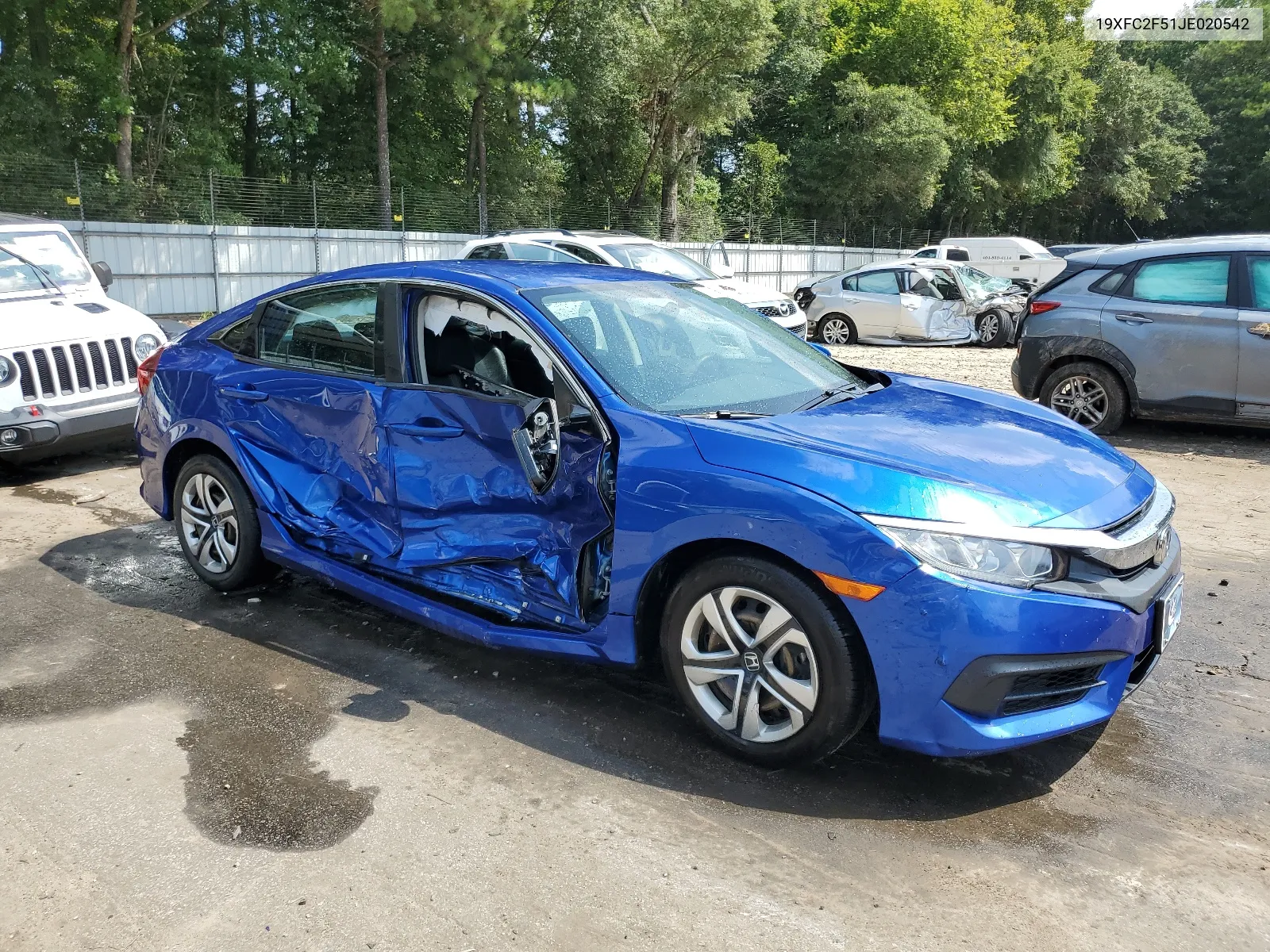 19XFC2F51JE020542 2018 Honda Civic Lx