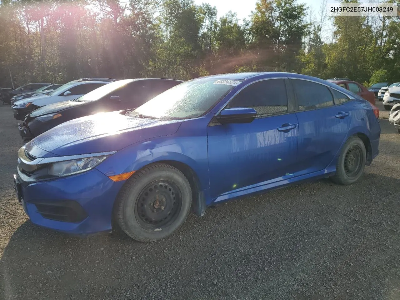 2018 Honda Civic Lx VIN: 2HGFC2E57JH003249 Lot: 68326624