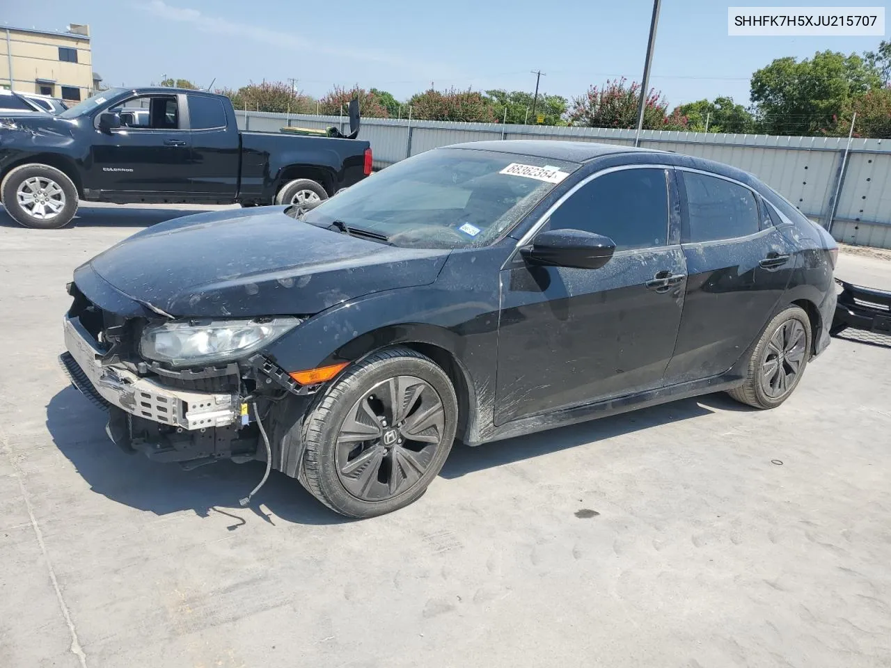 2018 Honda Civic Ex VIN: SHHFK7H5XJU215707 Lot: 68362354