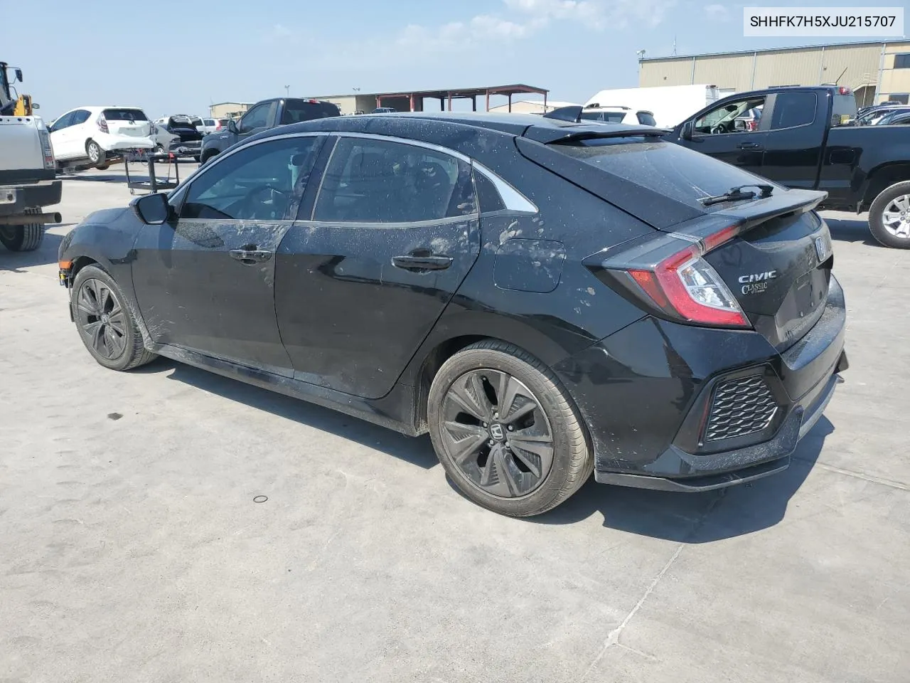 2018 Honda Civic Ex VIN: SHHFK7H5XJU215707 Lot: 68362354