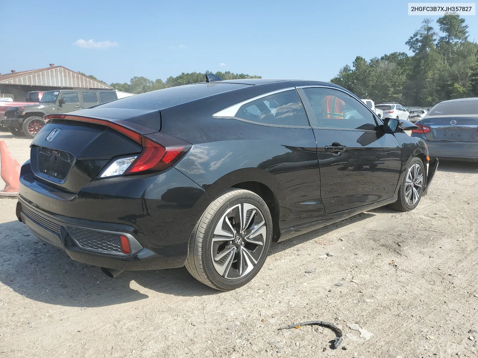 2HGFC3B7XJH357827 2018 Honda Civic Exl