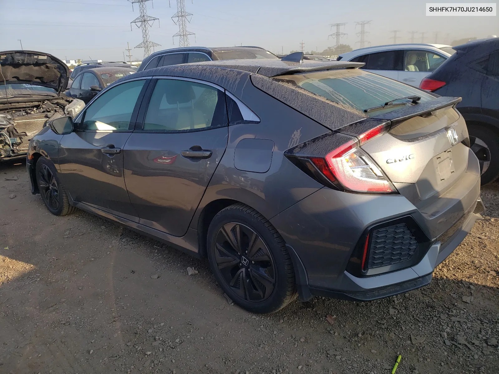 SHHFK7H70JU214650 2018 Honda Civic Exl