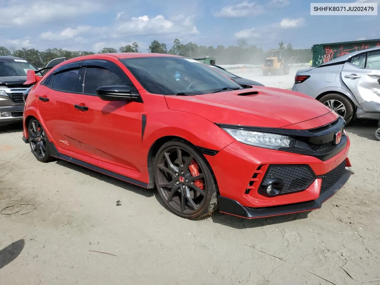 2018 Honda Civic Type-R Touring VIN: SHHFK8G71JU202479 Lot: 68473094