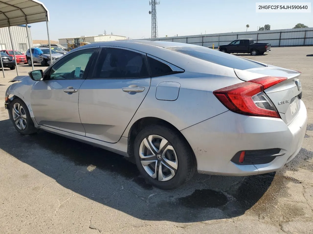 2018 Honda Civic Lx VIN: 2HGFC2F54JH590640 Lot: 68527474