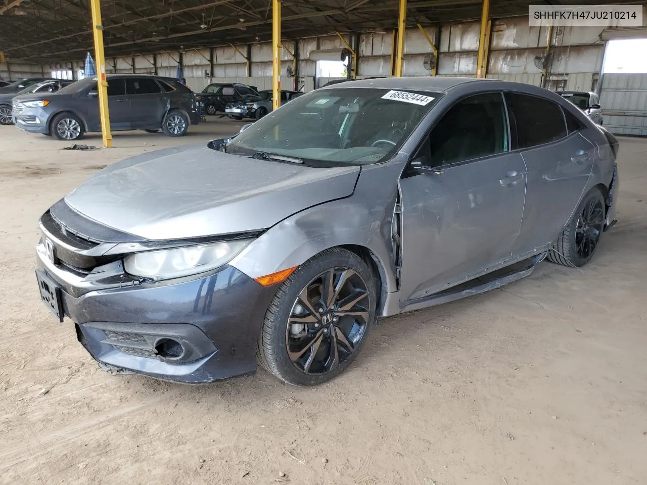 SHHFK7H47JU210214 2018 Honda Civic Sport