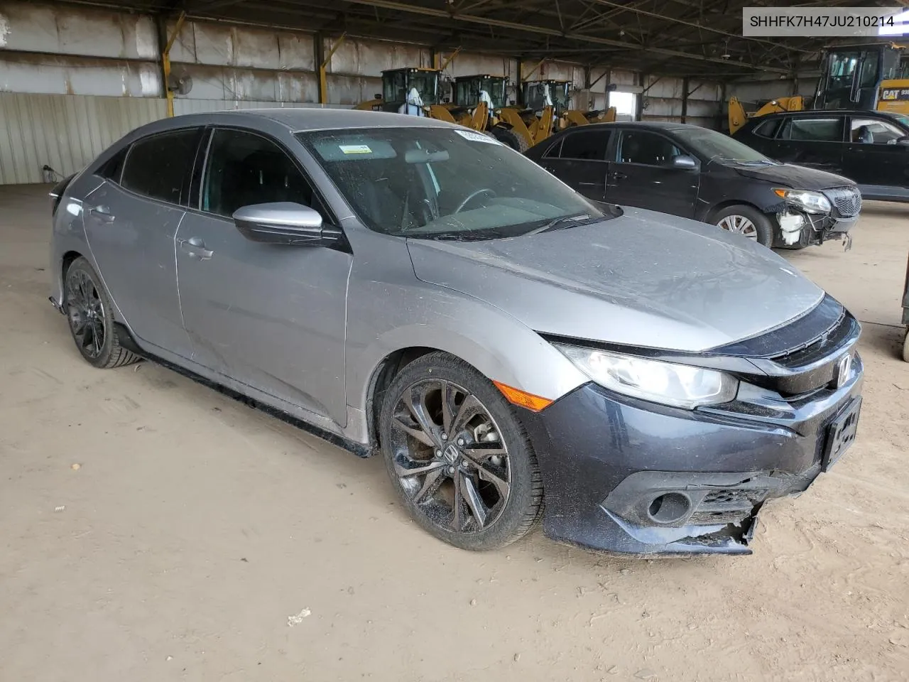 SHHFK7H47JU210214 2018 Honda Civic Sport