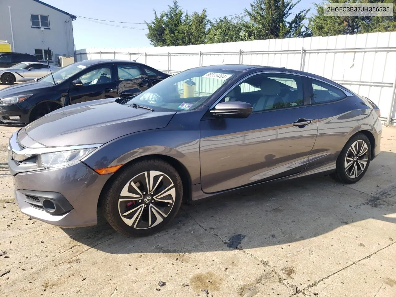 2018 Honda Civic Ex VIN: 2HGFC3B37JH356535 Lot: 68570404