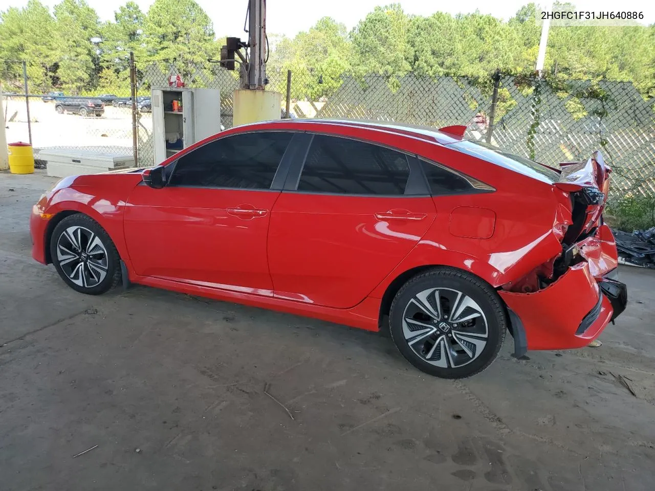 2018 Honda Civic Ex VIN: 2HGFC1F31JH640886 Lot: 68641464