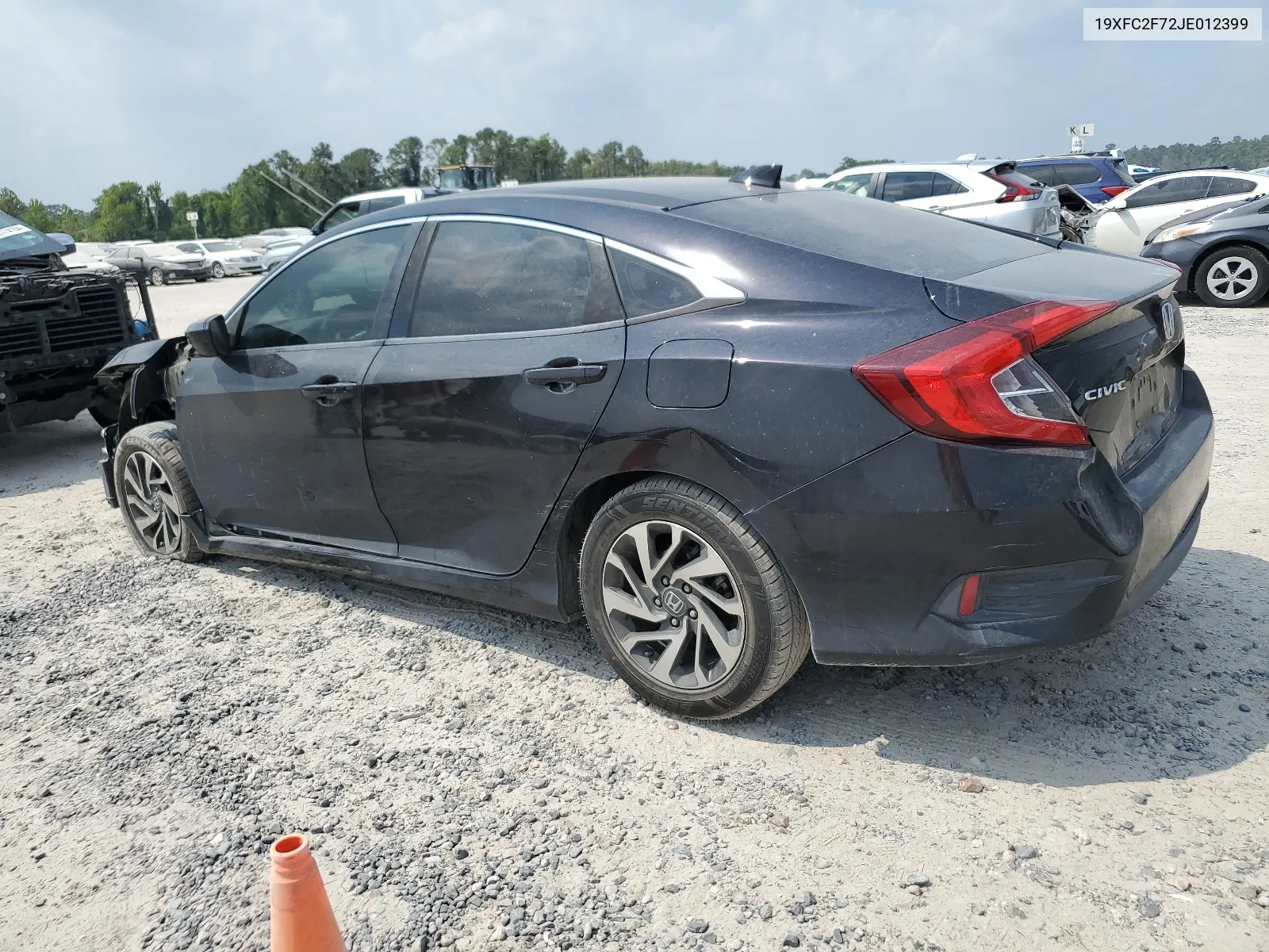 2018 Honda Civic Ex VIN: 19XFC2F72JE012399 Lot: 68722424