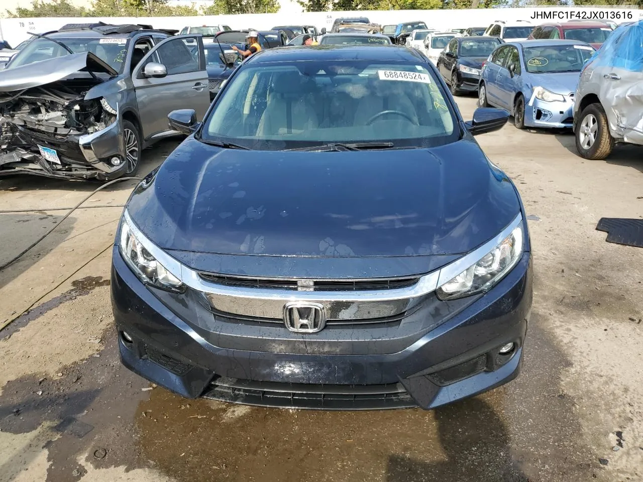 2018 Honda Civic Ex VIN: JHMFC1F42JX013616 Lot: 68848524