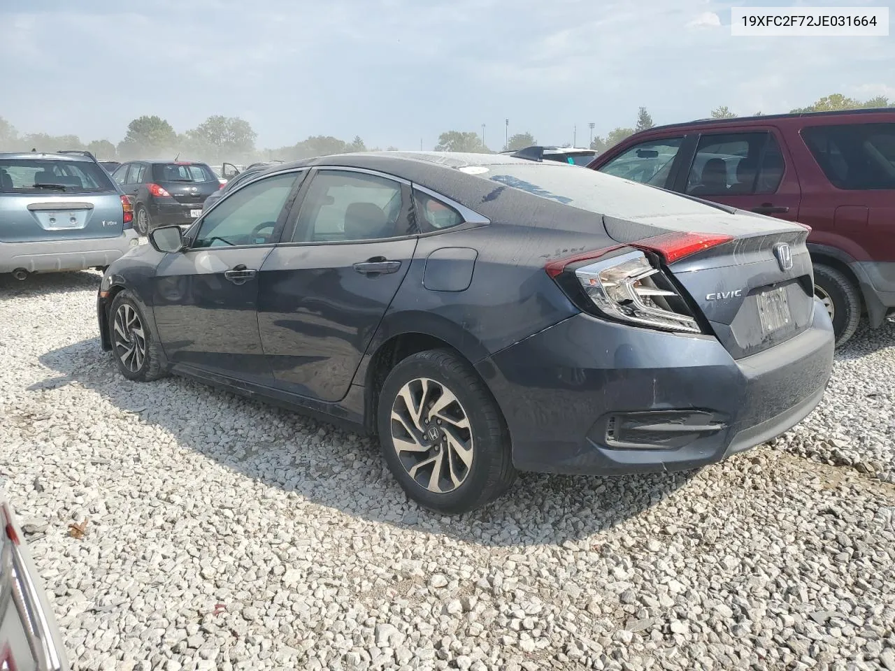 2018 Honda Civic Ex VIN: 19XFC2F72JE031664 Lot: 68954694