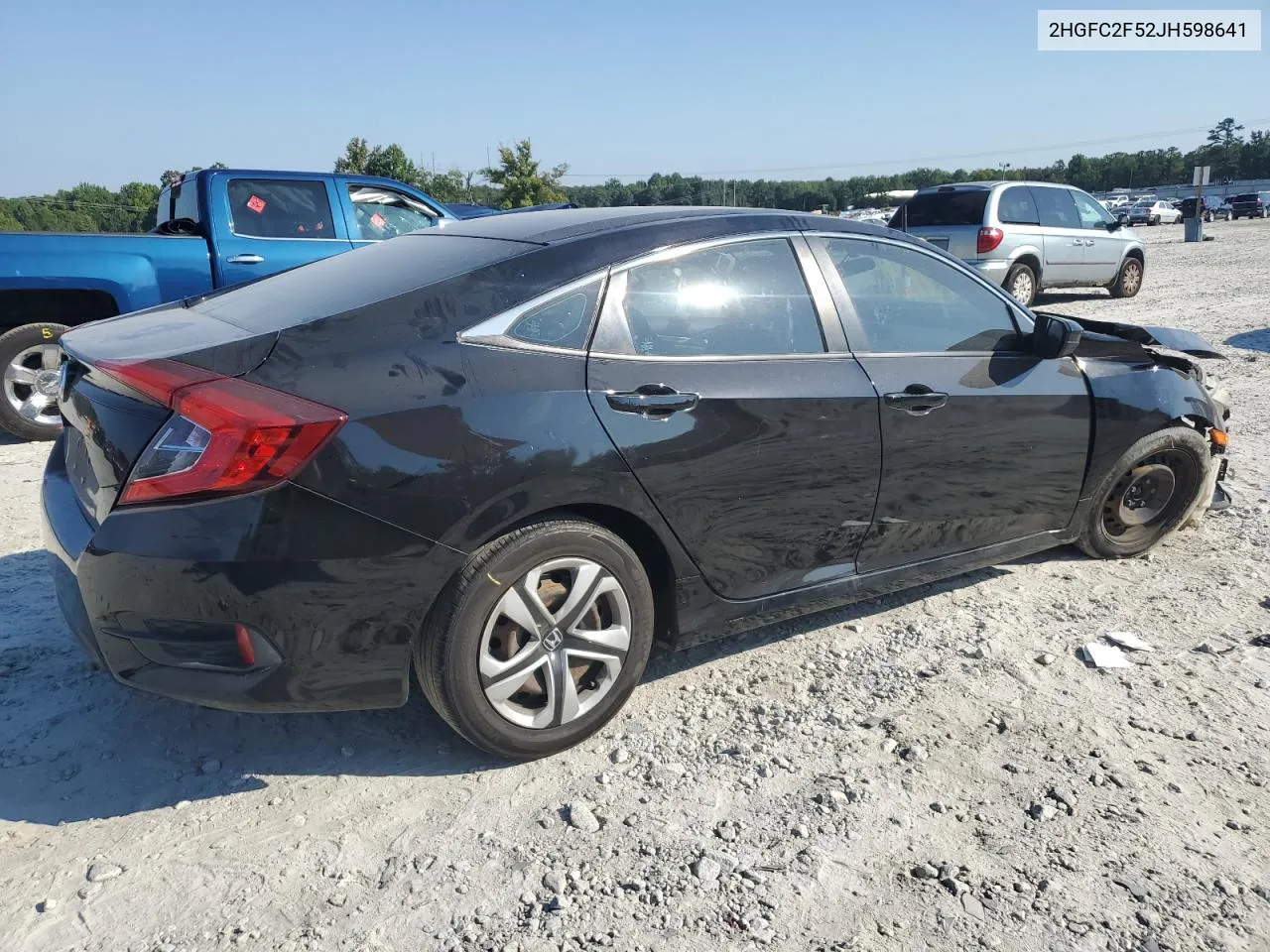 2HGFC2F52JH598641 2018 Honda Civic Lx