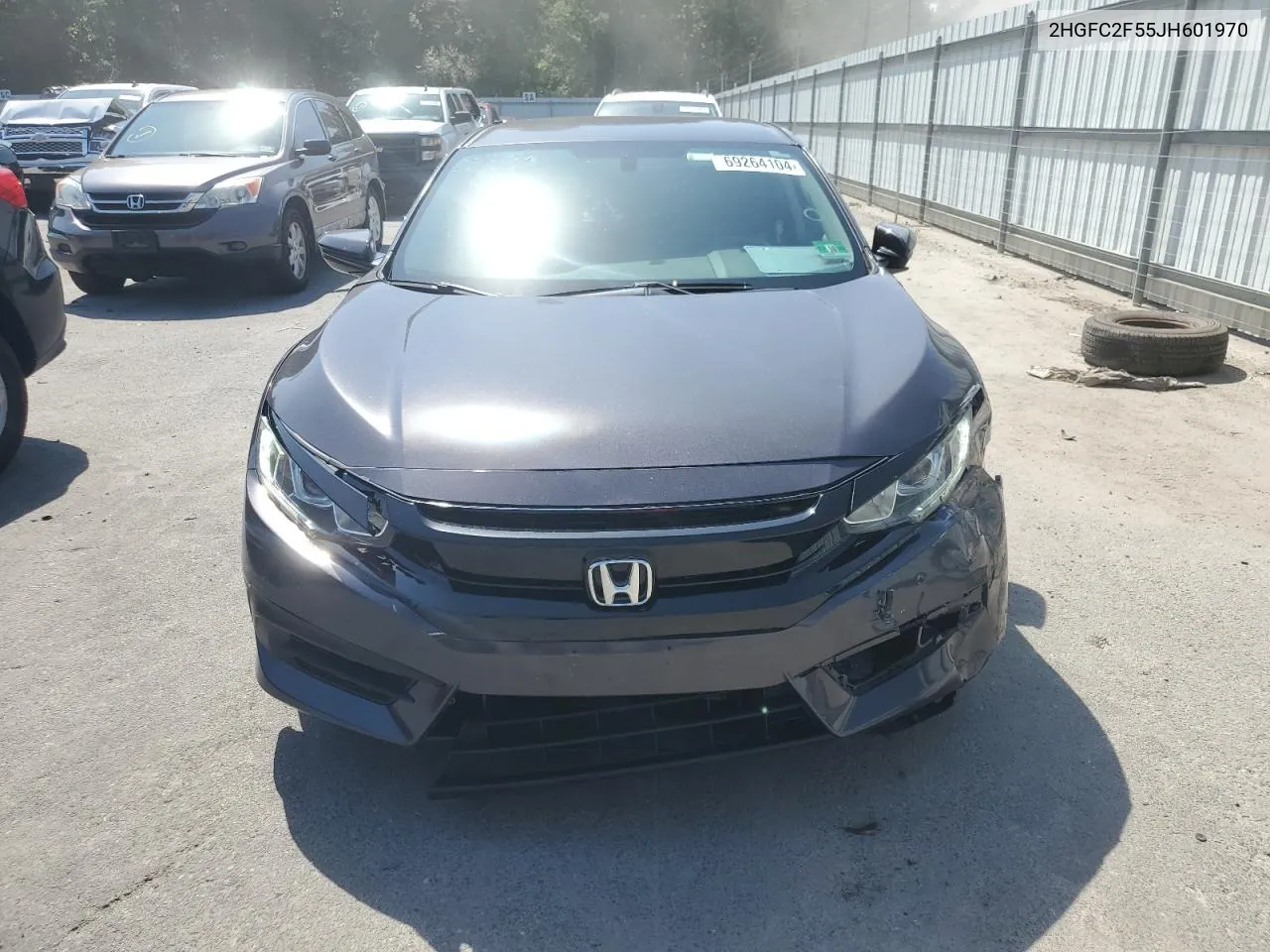 2018 Honda Civic Lx VIN: 2HGFC2F55JH601970 Lot: 69264104