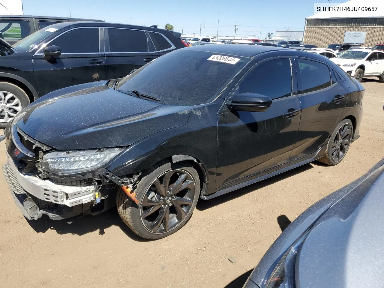 2018 Honda Civic Sport VIN: SHHFK7H46JU409657 Lot: 69288644