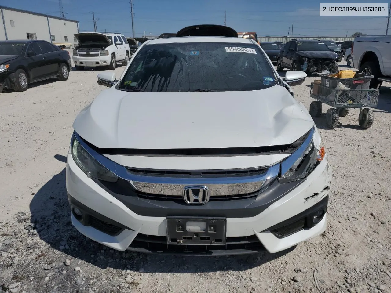 2HGFC3B99JH353205 2018 Honda Civic Touring