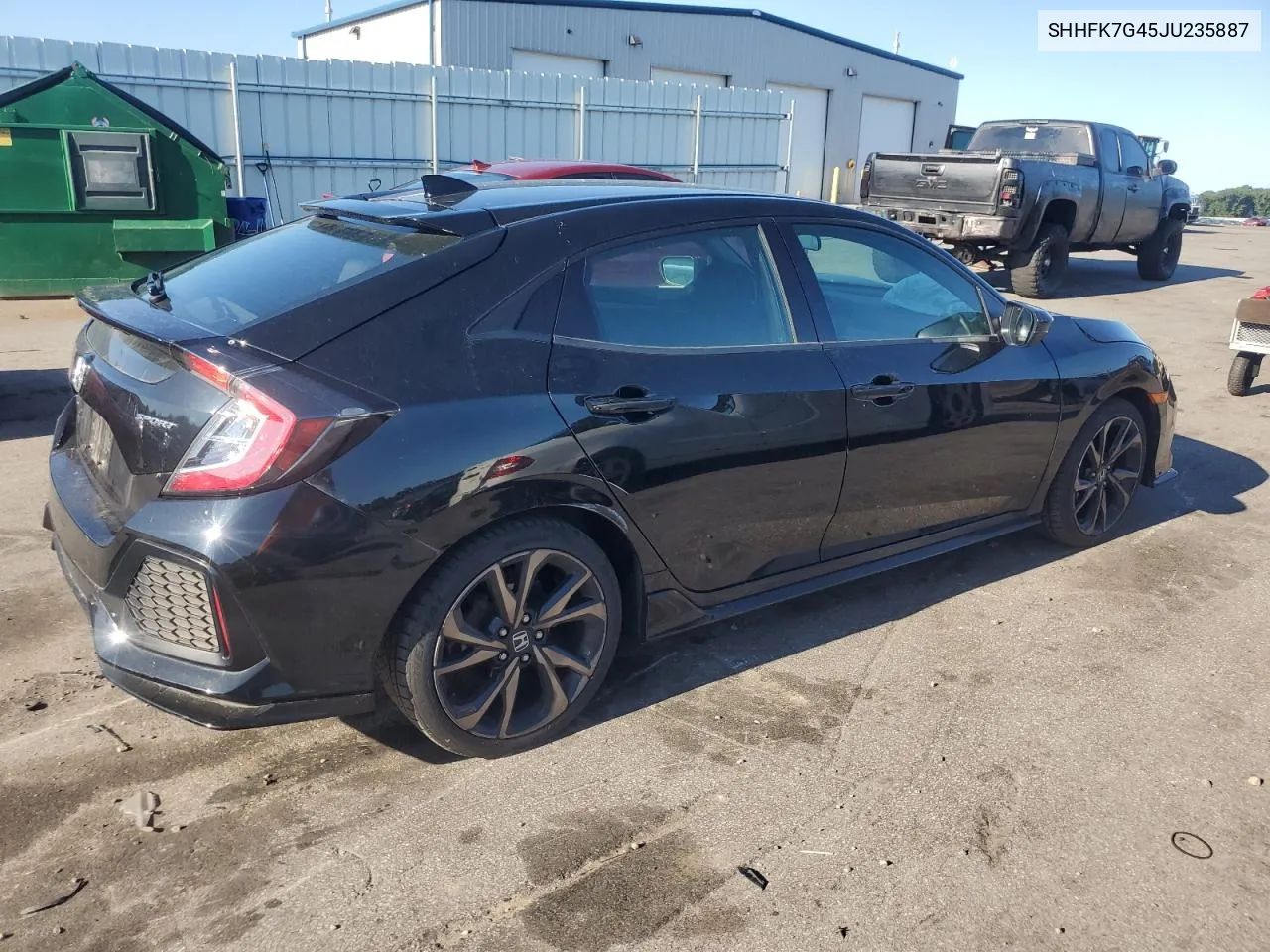 SHHFK7G45JU235887 2018 Honda Civic Sport