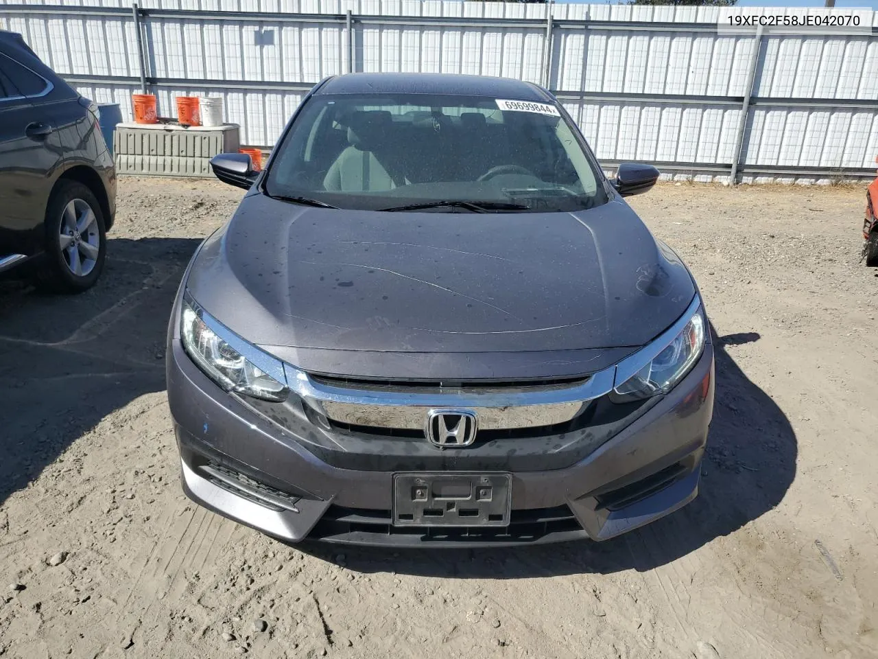 2018 Honda Civic Lx VIN: 19XFC2F58JE042070 Lot: 69699844