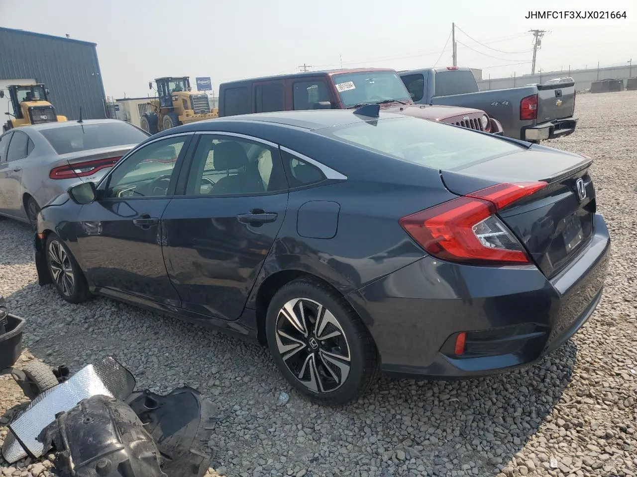 JHMFC1F3XJX021664 2018 Honda Civic Ex