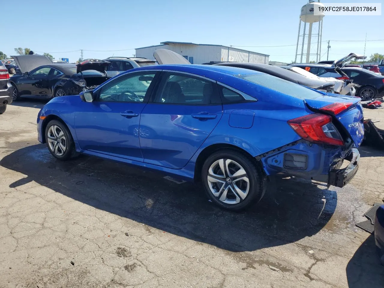 2018 Honda Civic Lx VIN: 19XFC2F58JE017864 Lot: 69811324