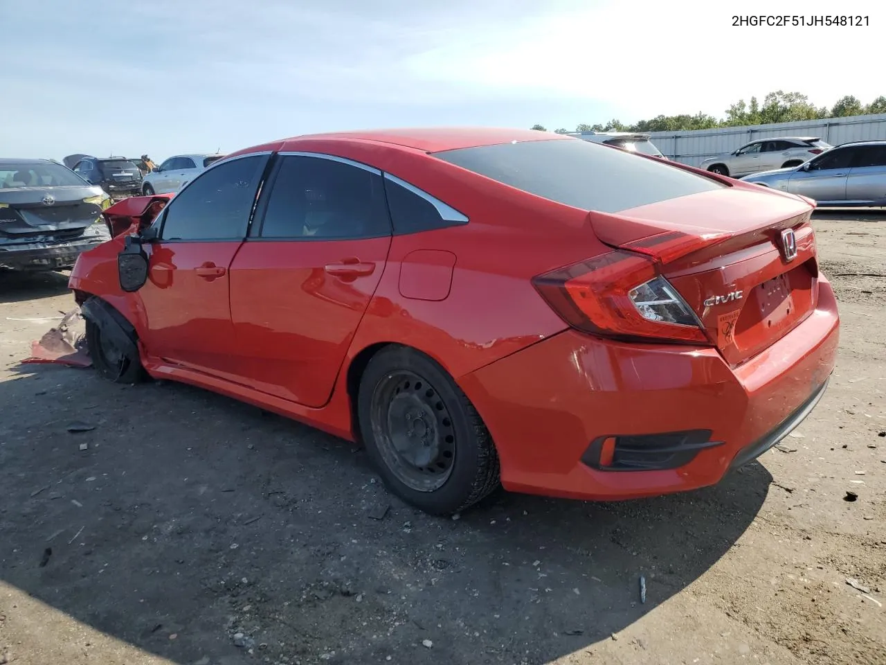 2018 Honda Civic Lx VIN: 2HGFC2F51JH548121 Lot: 69813244