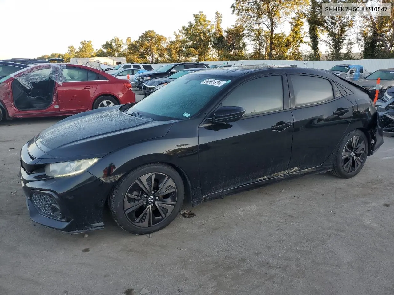 SHHFK7H50JU210547 2018 Honda Civic Ex