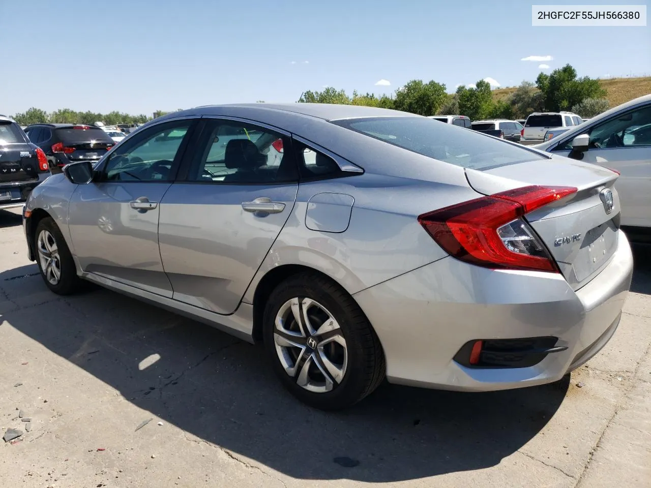 2018 Honda Civic Lx VIN: 2HGFC2F55JH566380 Lot: 69905184