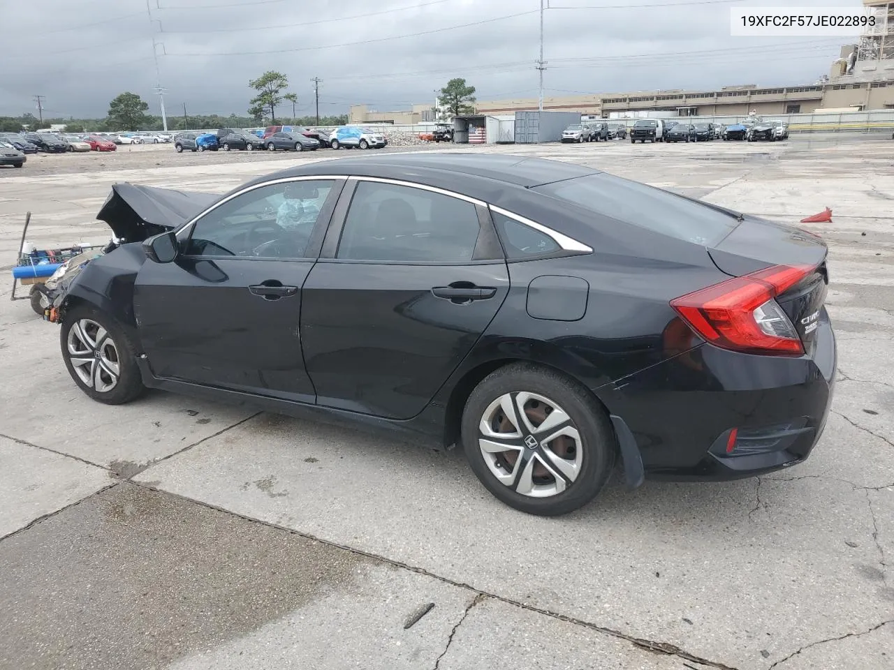 2018 Honda Civic Lx VIN: 19XFC2F57JE022893 Lot: 69930654