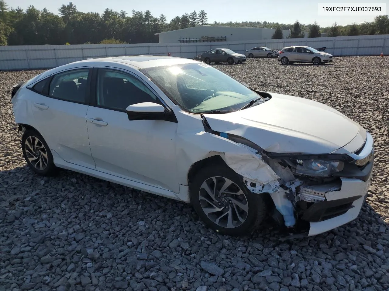 19XFC2F7XJE007693 2018 Honda Civic Ex