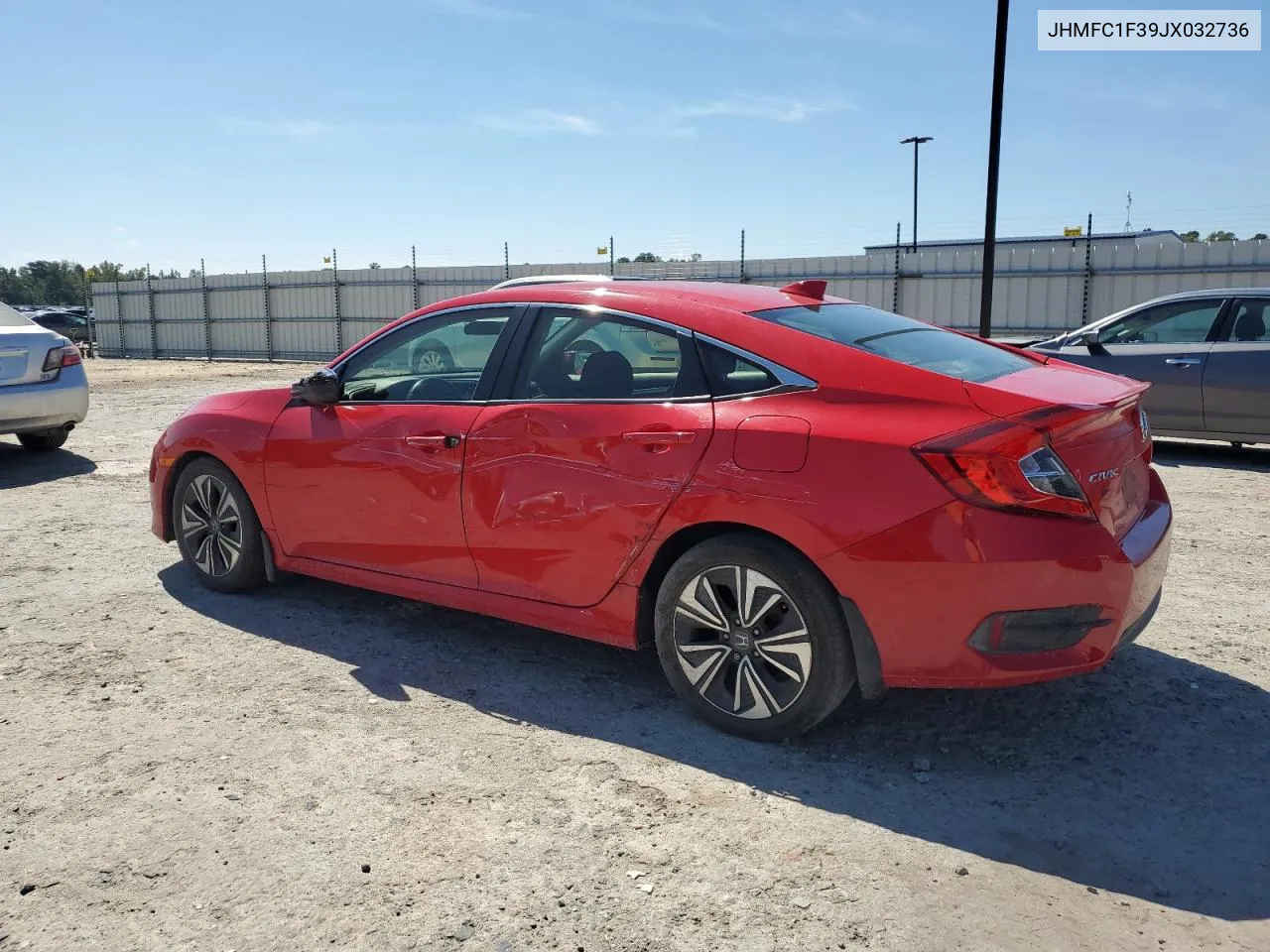 JHMFC1F39JX032736 2018 Honda Civic Ex