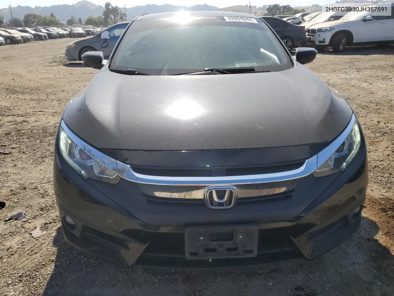 2HGFC3B30JH357591 2018 Honda Civic Ex