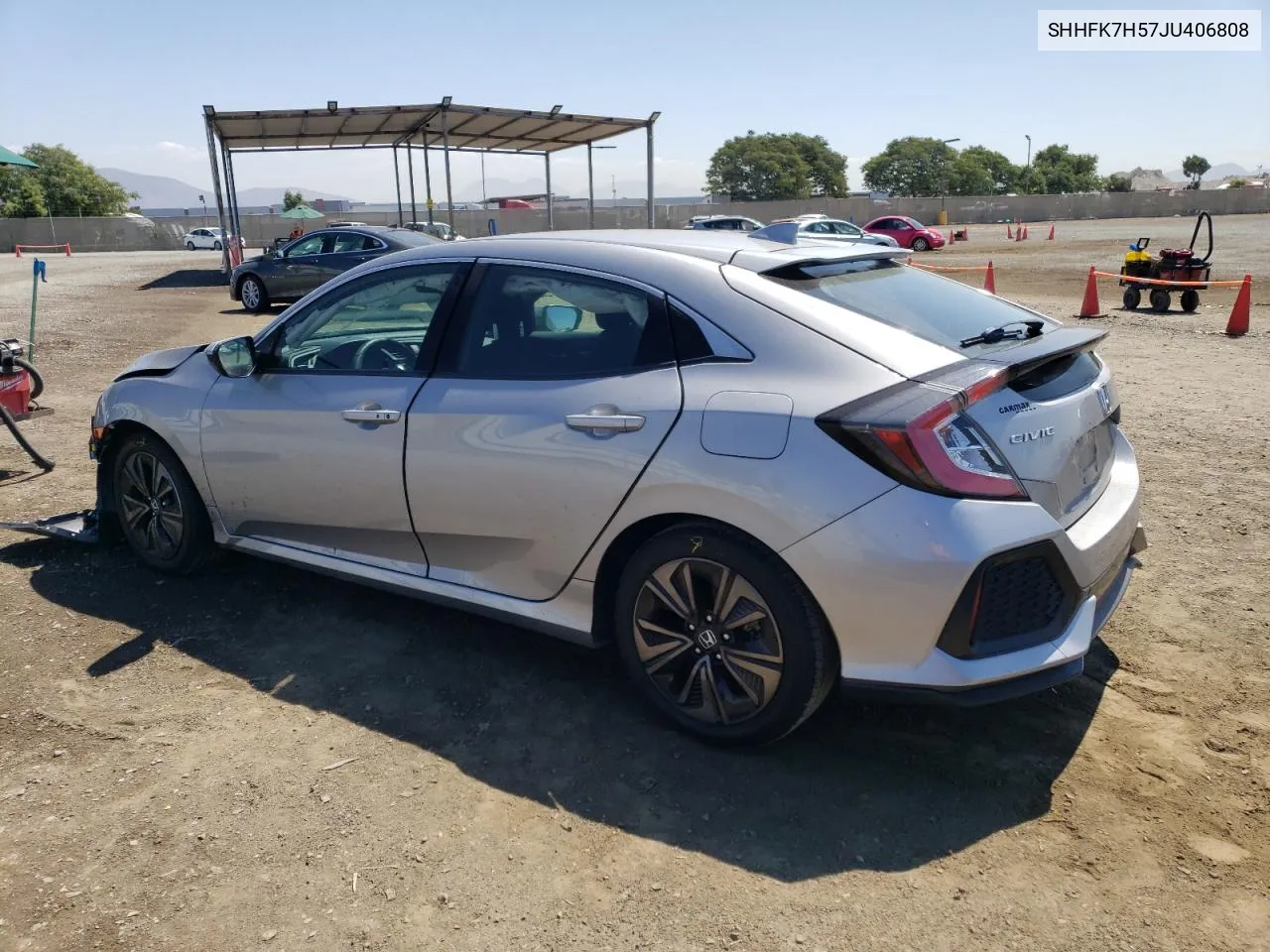 SHHFK7H57JU406808 2018 Honda Civic Ex