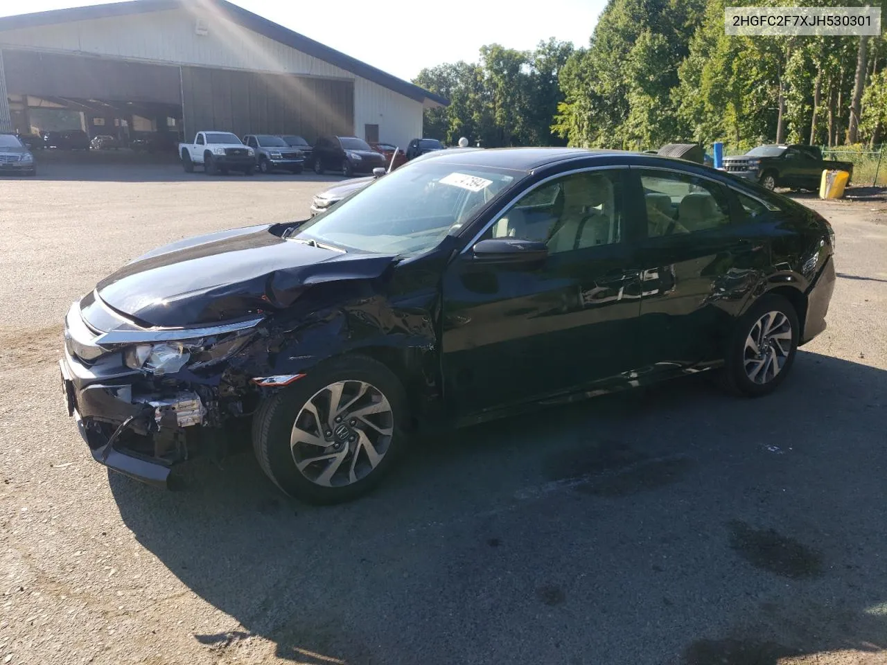 2018 Honda Civic Ex VIN: 2HGFC2F7XJH530301 Lot: 70047594