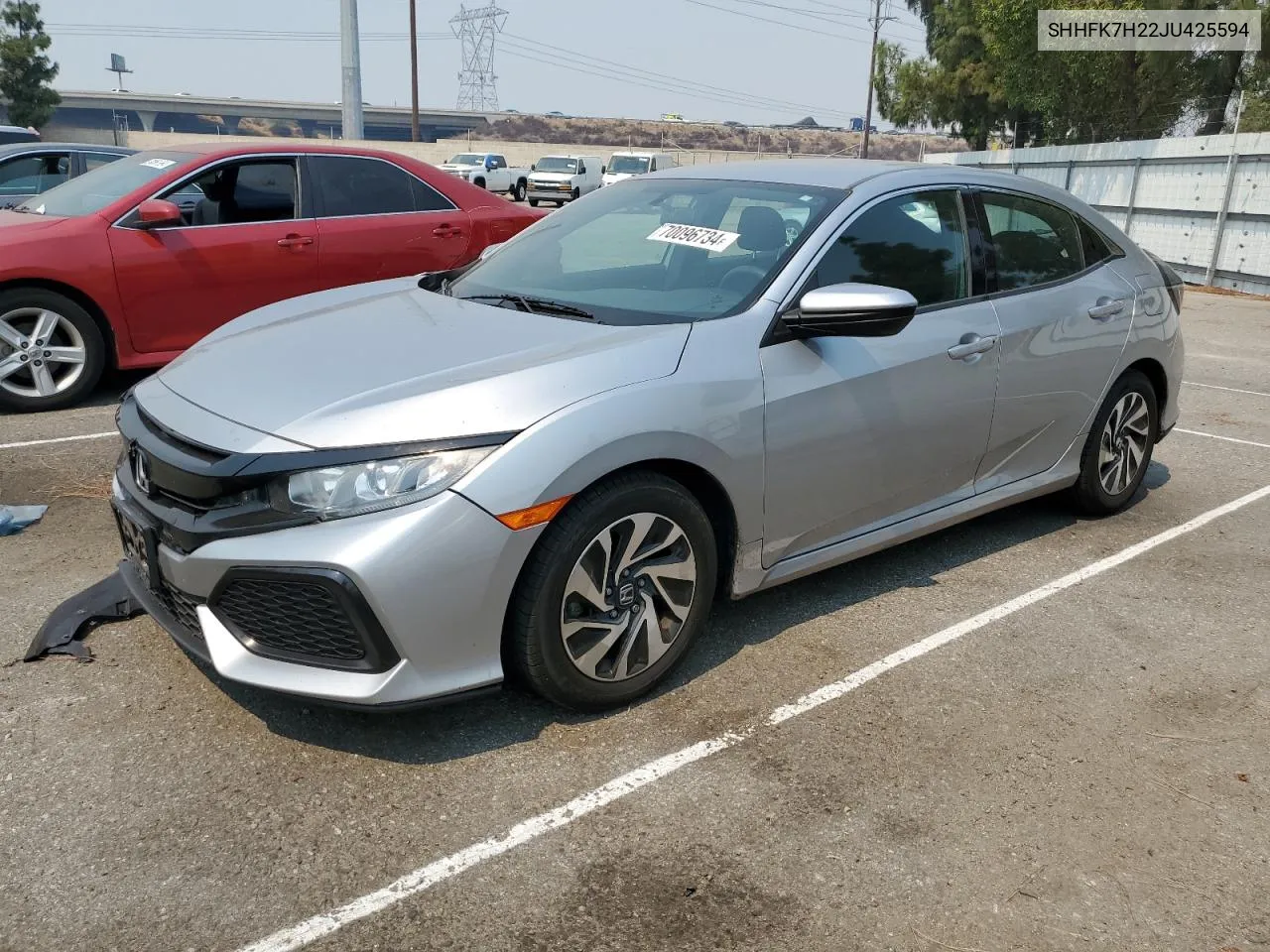 SHHFK7H22JU425594 2018 Honda Civic Lx