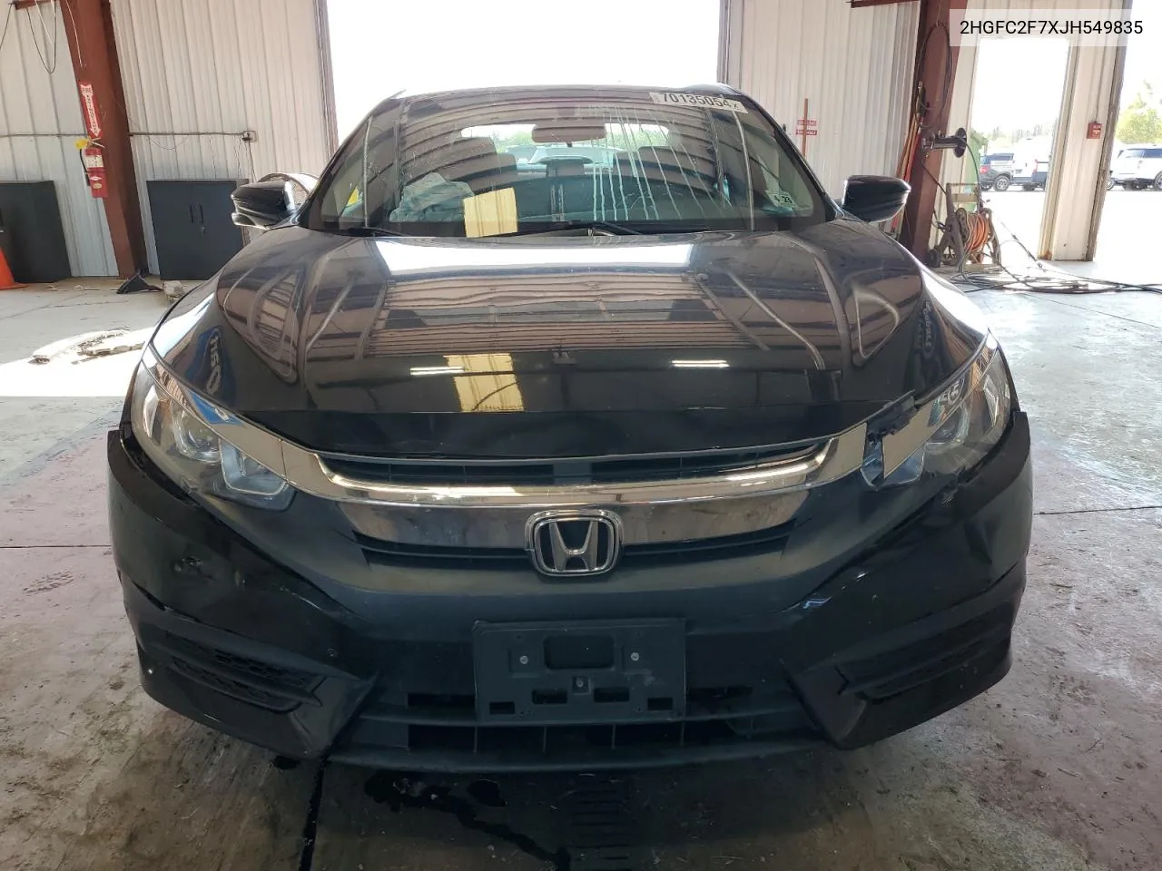 2HGFC2F7XJH549835 2018 Honda Civic Ex