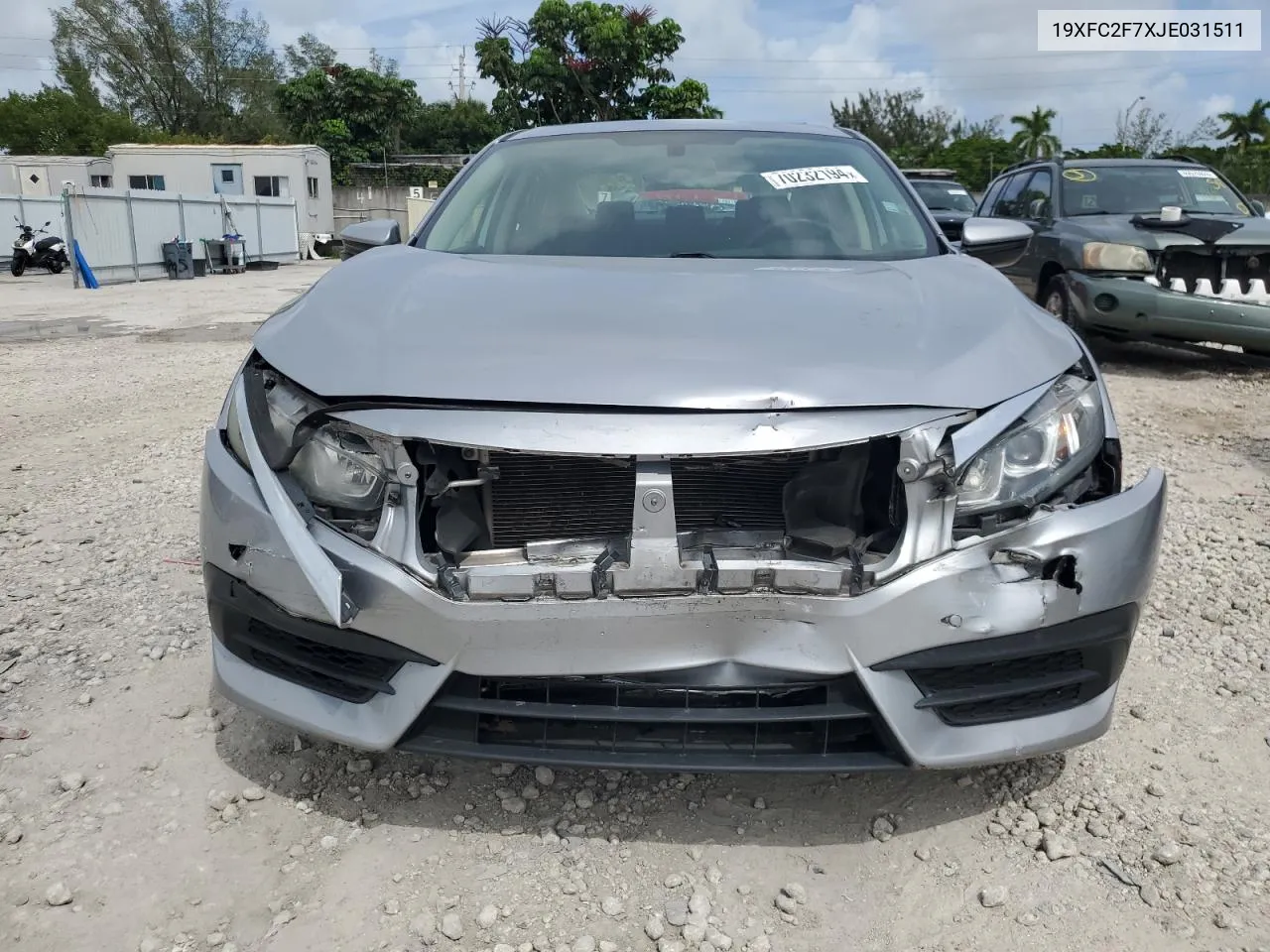 19XFC2F7XJE031511 2018 Honda Civic Ex