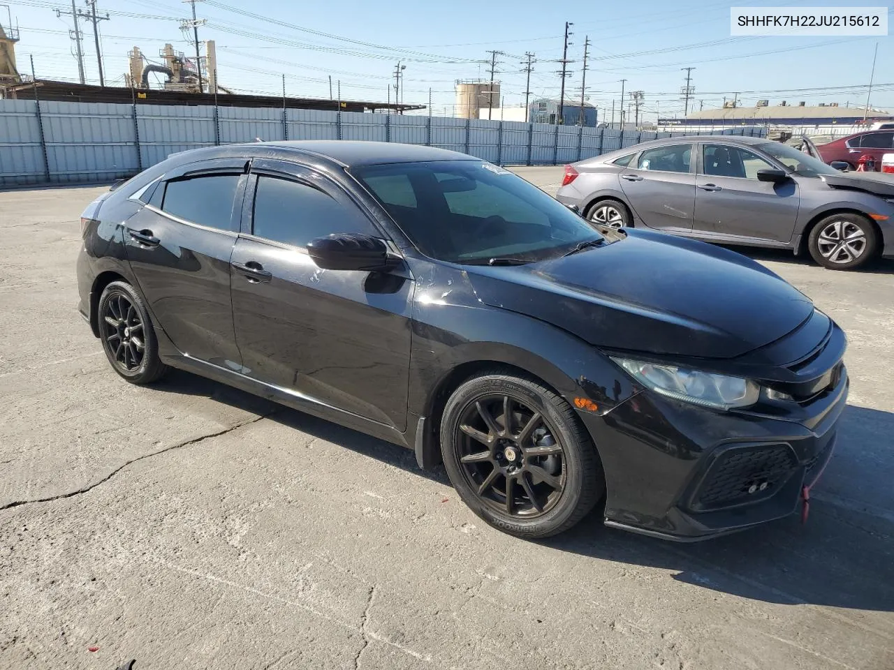 2018 Honda Civic Lx VIN: SHHFK7H22JU215612 Lot: 70239804