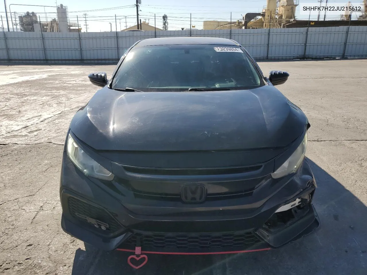 SHHFK7H22JU215612 2018 Honda Civic Lx