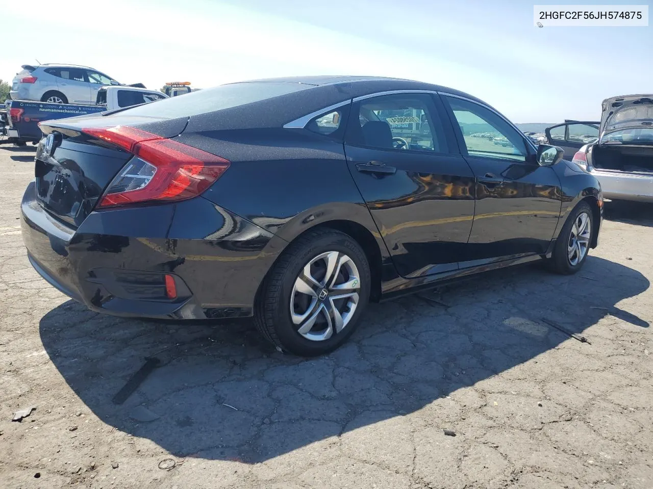 2018 Honda Civic Lx VIN: 2HGFC2F56JH574875 Lot: 70258024