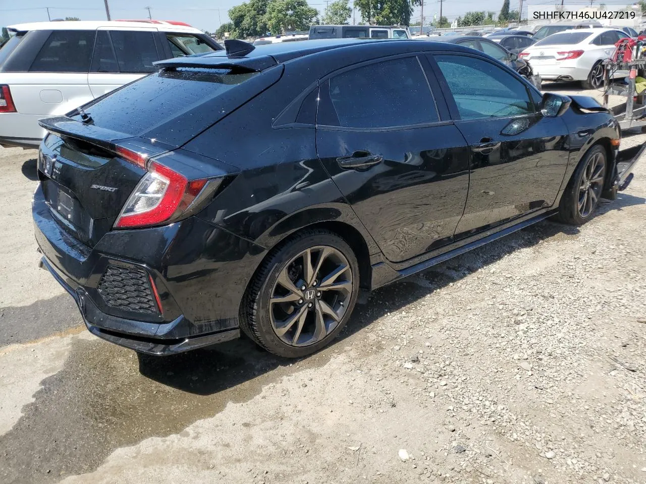 2018 Honda Civic Sport VIN: SHHFK7H46JU427219 Lot: 70309964