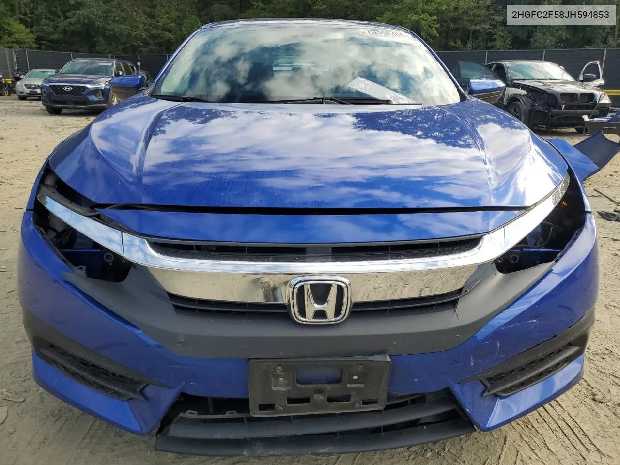 2HGFC2F58JH594853 2018 Honda Civic Lx