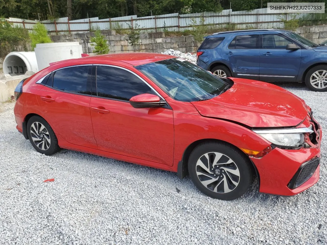 2018 Honda Civic Lx VIN: SHHFK7H22JU207333 Lot: 70387044